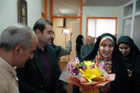 بازدید مسئولان دانشگاه علامه طباطبائی از خوابگاه دخترانه شهید معینیان به مناسبت هفته خوابگاه‌ها