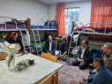 بازدید مسئولان دانشگاه علامه طباطبائی از خوابگاه دخترانه حضرت ولیعصر (ع) به مناسبت هفته خوابگاه‌ها