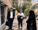 بازدید مسئولان دانشگاه علامه طباطبائی از خوابگاه دخترانه شهید عضدی به مناسبت هفته خوابگاه‌ها