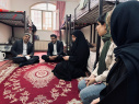 بازدید مسئولان دانشگاه علامه طباطبائی از خوابگاه دخترانه شهید عضدی به مناسبت هفته خوابگاه‌ها