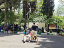 اجرای تئاتر خیابانی &quot;شاید یه لحظه&quot; در دانشکده ادبیات و زبان‌های خارجی دانشگاه علامه طباطبائی