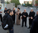 استقبال دانشگاه علامه طباطبائی از زائران مراسم وداع و تشییع رهبر شهید انقلاب+ تصاویر