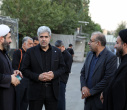 استقبال دانشگاه علامه طباطبائی از زائران مراسم وداع و تشییع رهبر شهید انقلاب+ تصاویر