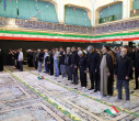 استقبال دانشگاه علامه طباطبائی از زائران مراسم وداع و تشییع رهبر شهید انقلاب+ تصاویر