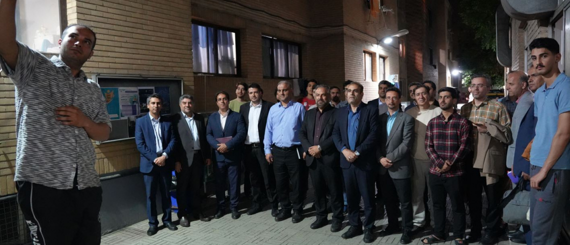 بازدید مسئولان دانشگاه علامه طباطبائی از خوابگاه پسرانه شهید ورامینی به مناسبت هفته خوابگاه‌ها