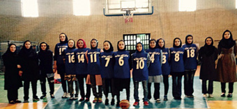 راه یابی تیم بسکتبال دختران به جمع چهار تیم برتر مسابقات دسته سوم باشگاه های تهران