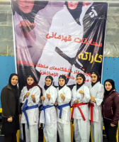 کسب سه مدال برنز در مسابقات کاراته دانشجویان دختر دانشگاه های منطقه یک کشوری