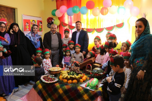 جشن شب یلدا در مهد کودک دانشگاه علامه‌طباطبائی برای کودکان و خردسالان این مرکز برگزار شد