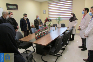 حضور سرزده معاون دانشجویی در مرکز بهداشت و درمان دانشگاه