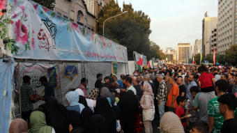 برپایی موکب گروه جهادی رهروران شهید حاج قاسم سلیمانی