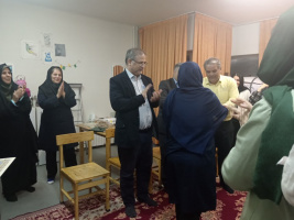 بازدید مسئولان دانشگاه علامه طباطبائی از خوابگاه دخترانه شهید رحیمی به مناسبت هفته خوابگاه‌ها
