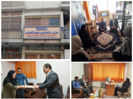 بازدید مسئولان دانشگاه علامه طباطبائی از خوابگاه دخترانه شهید آشتیانی به مناسبت هفته خوابگاه‌ها