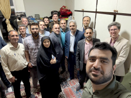 بازدید هیئت رئیسه دانشگاه علامه طباطبائی از خوابگاه پسرانه شهید همت به مناسبت هفته خوابگاه‌ها