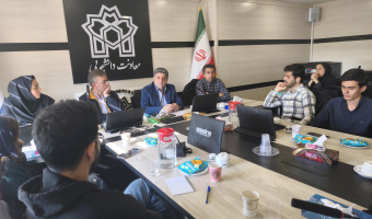 نشست اعضای شورای صنفی رفاهی دانشجویان دانشگاه علامه طباطبائی با مسئولان معاونت دانشجویی