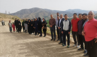 پیاده روی و ورزش صبحگاهی کارکنان دانشگاه