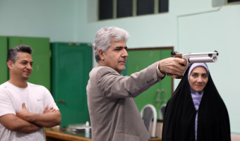 بازدید رئیس دانشگاه علامه طباطبائی از تمرین تیم منتخب تیراندازی دختران و پسران