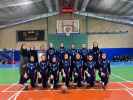مقام سومی تیم بسکتبال دختران دانشگاه علامه در مسابقات منطقه یک