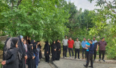 پیاده روی کارکنان و اعضای هیئت علمی دانشگاه