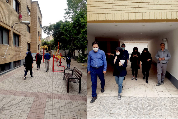 بازدید شورای صنفی دانشجویان دانشگاه علامه از خوابگاه شهید ورامینی