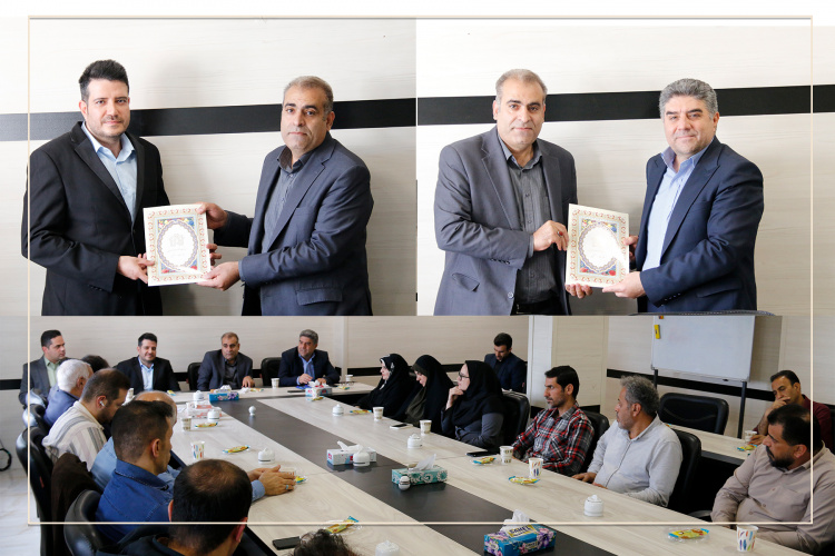 مراسم تودیع و معارفه رئیس اداره تغذیه دانشگاه علامه طباطبائی