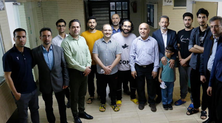بازدید مسئولان دانشگاه علامه طباطبائی از خوابگاه پسرانه شهید گلعذاری به مناسبت هفته خوابگاهها