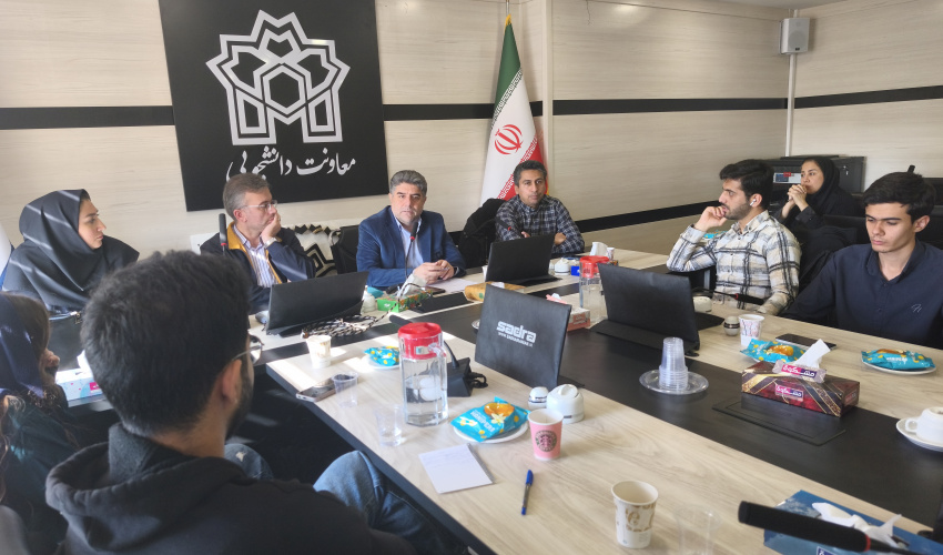 نشست اعضای شورای صنفی رفاهی دانشجویان دانشگاه علامه طباطبائی با مسئولان معاونت دانشجویی