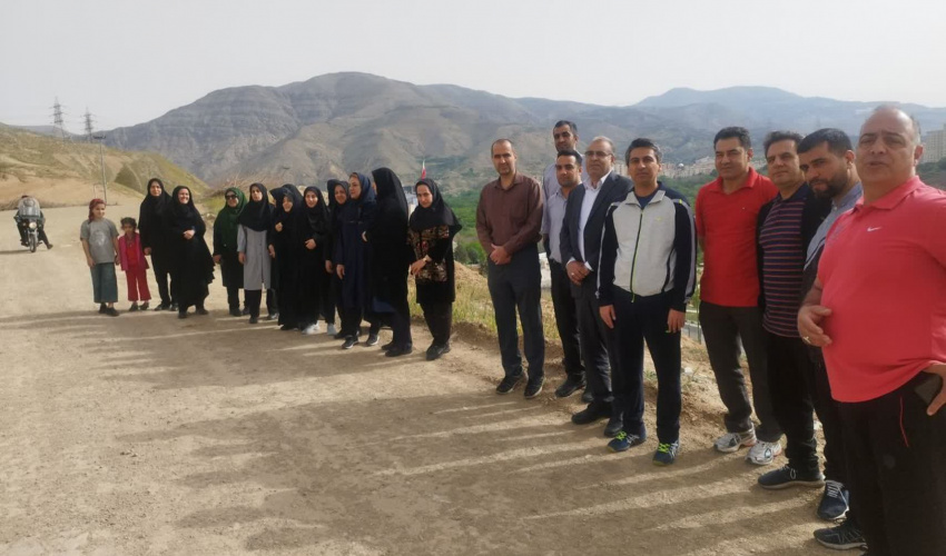 پیاده روی و ورزش صبحگاهی کارکنان دانشگاه