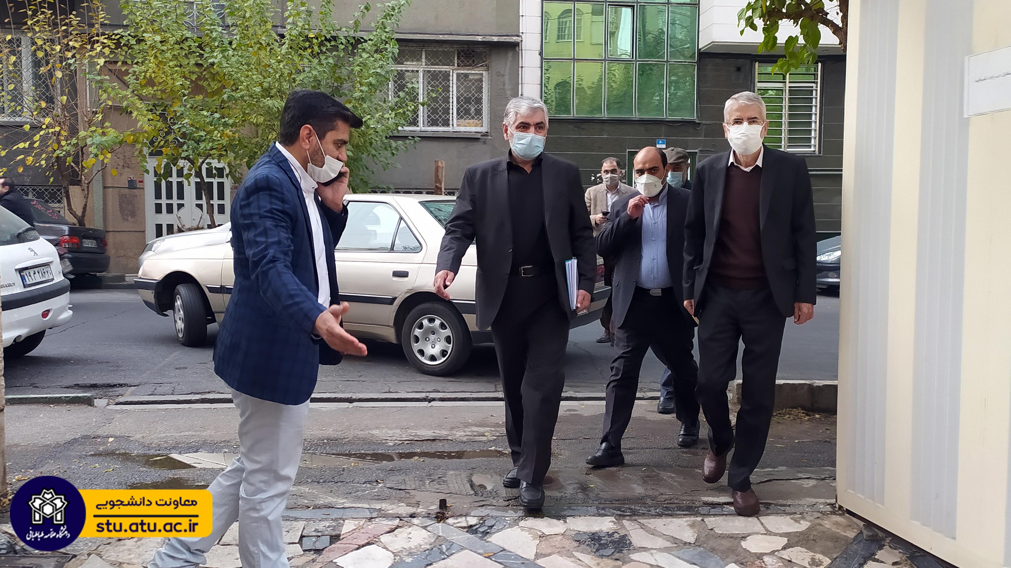 بازدید رئیس صندوق رفاه دانشجویان وزارت علوم از خوابگاه‌های دانشگاه علامه طباطبائی