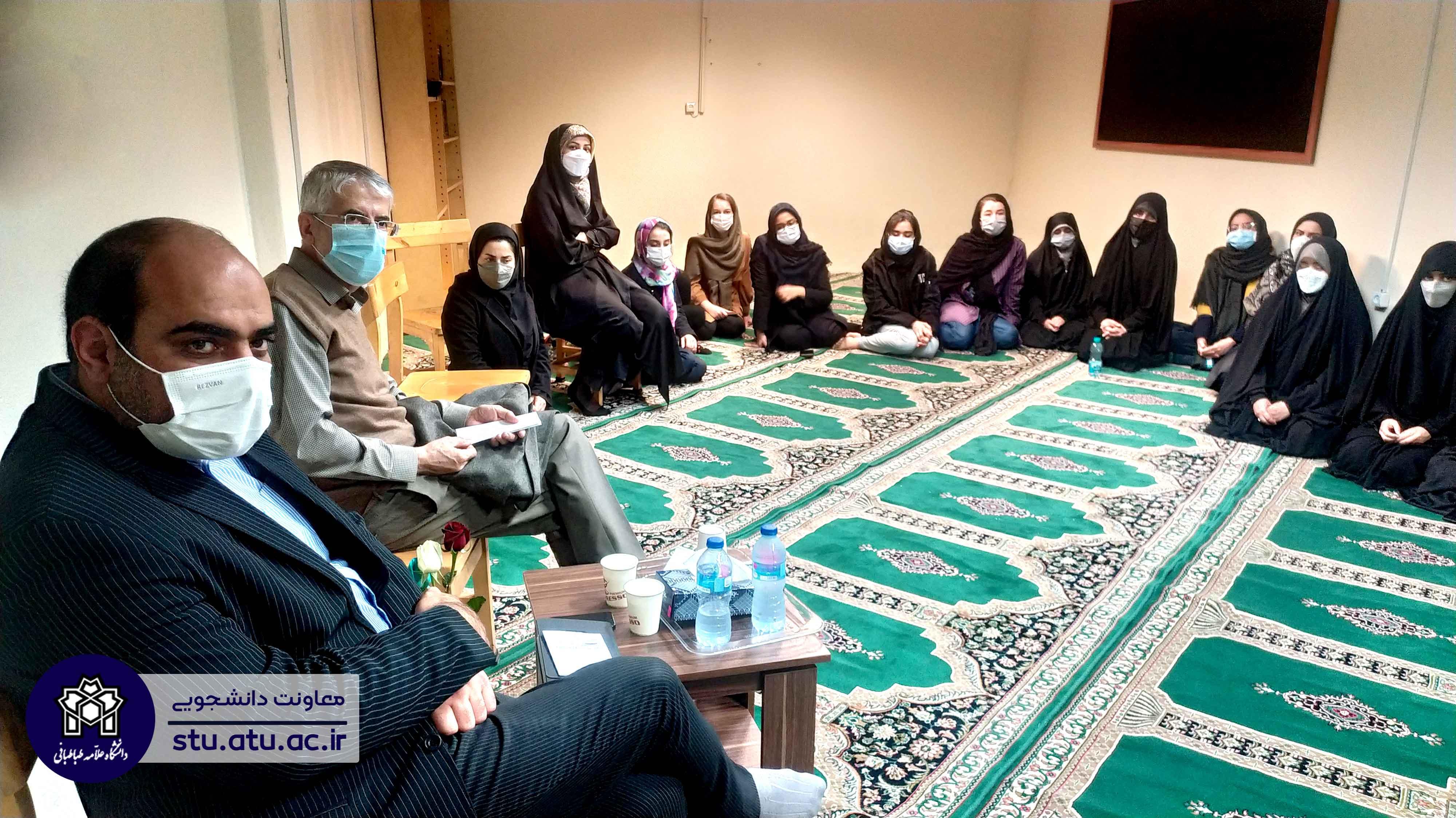 بازدید دکتر معتمدی و دکتر واحدی از خوابگاه دانشجویی شهید معینیان