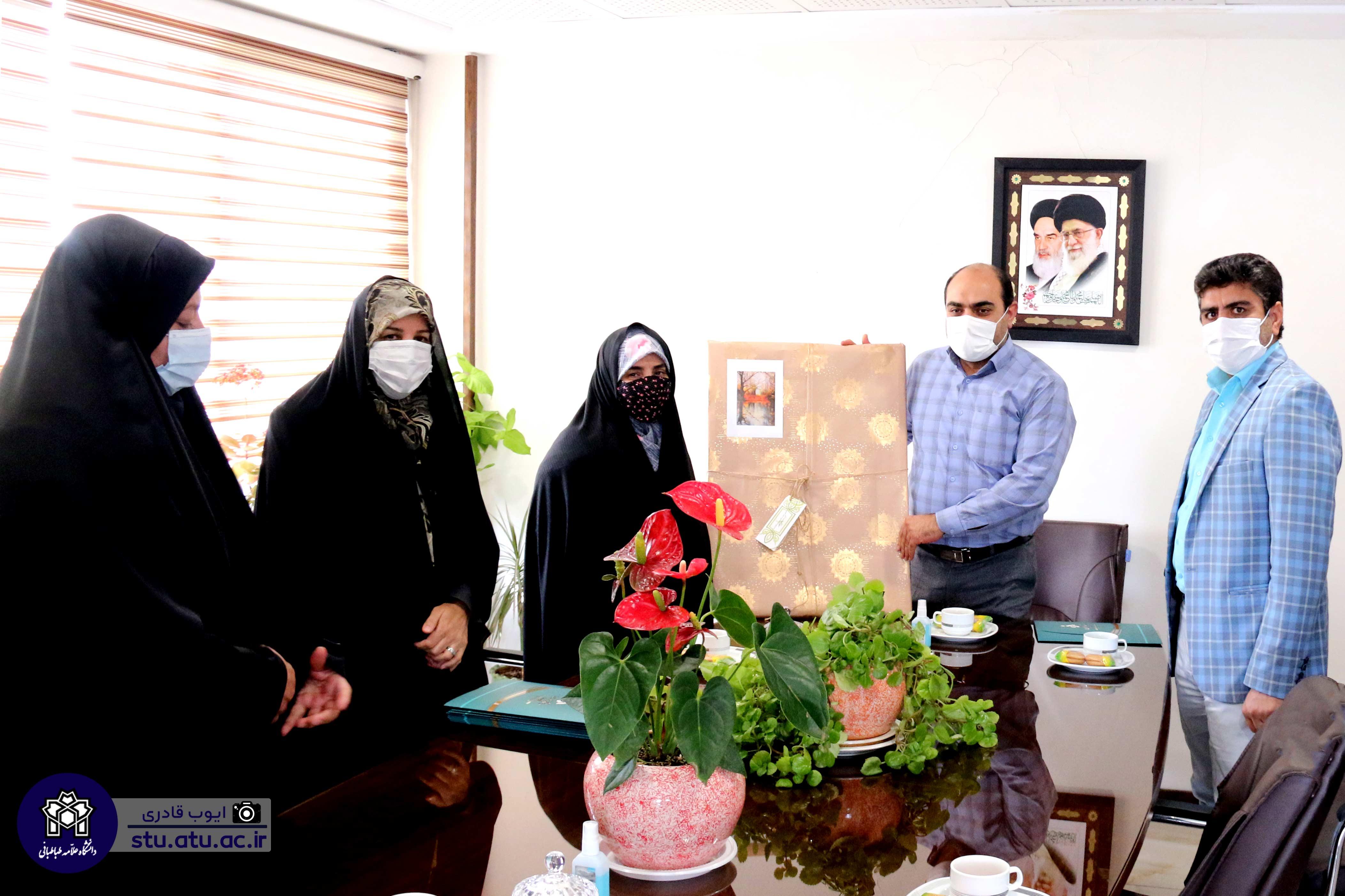 تقدیر دانشگاه الزهرا از معاونت دانشجویی دانشگاه علامه طباطبائی