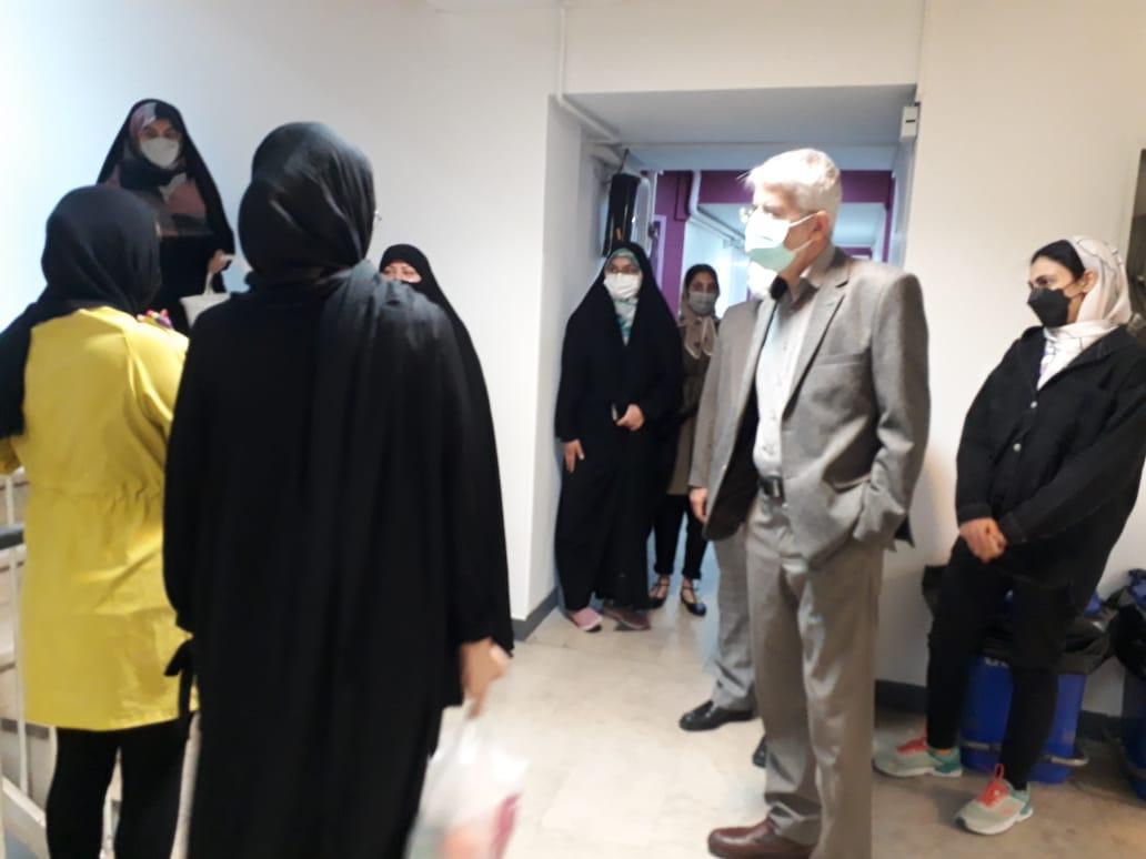 بازدید رئیس دانشگاه علامه از مجتمع خوابگاهی شهید سلامت