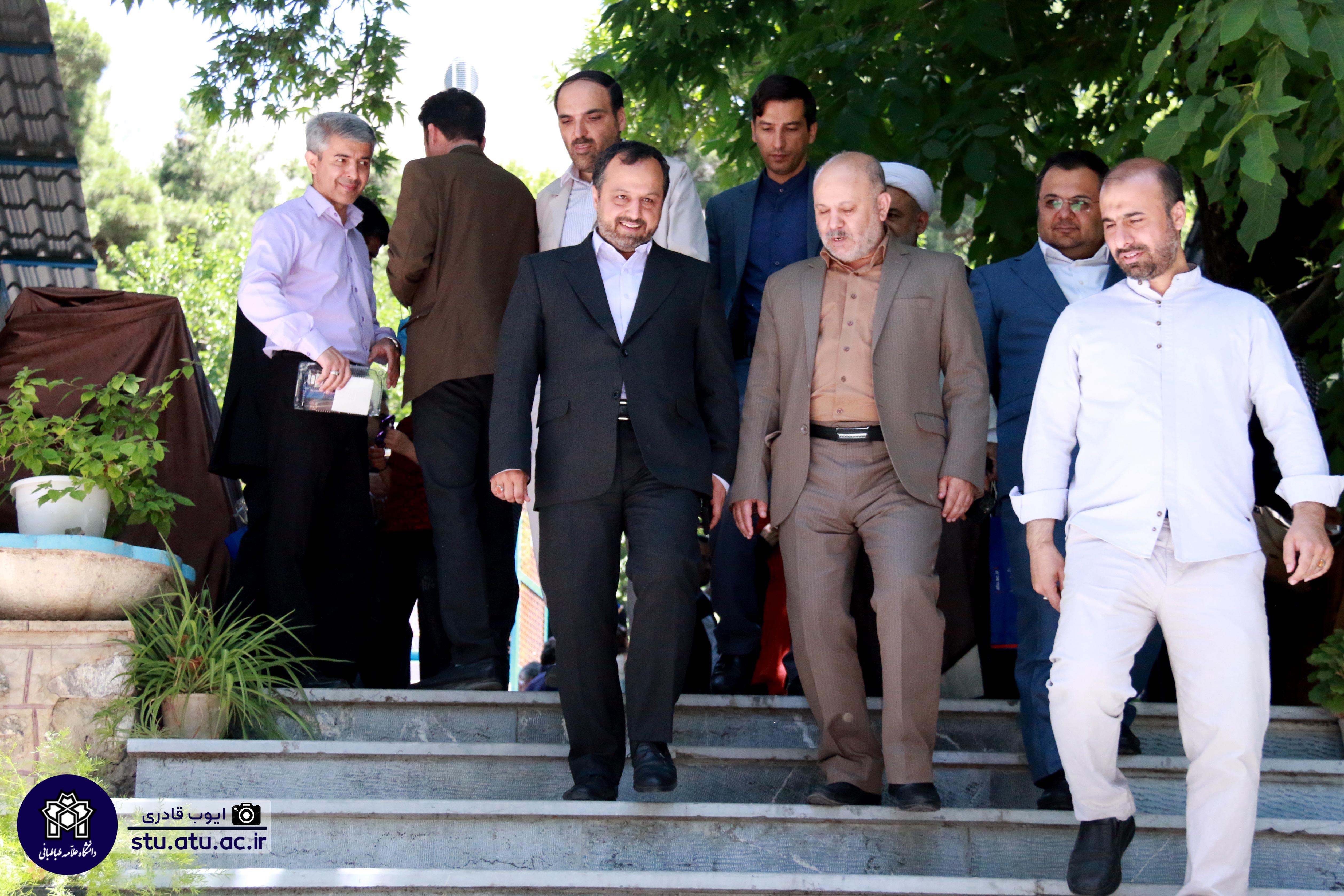 آیین گردهمایی اعضای هیئت علمی دانشگاه علامه طباطبائی با حضور وزیر اقتصاد+تصاویر/۱