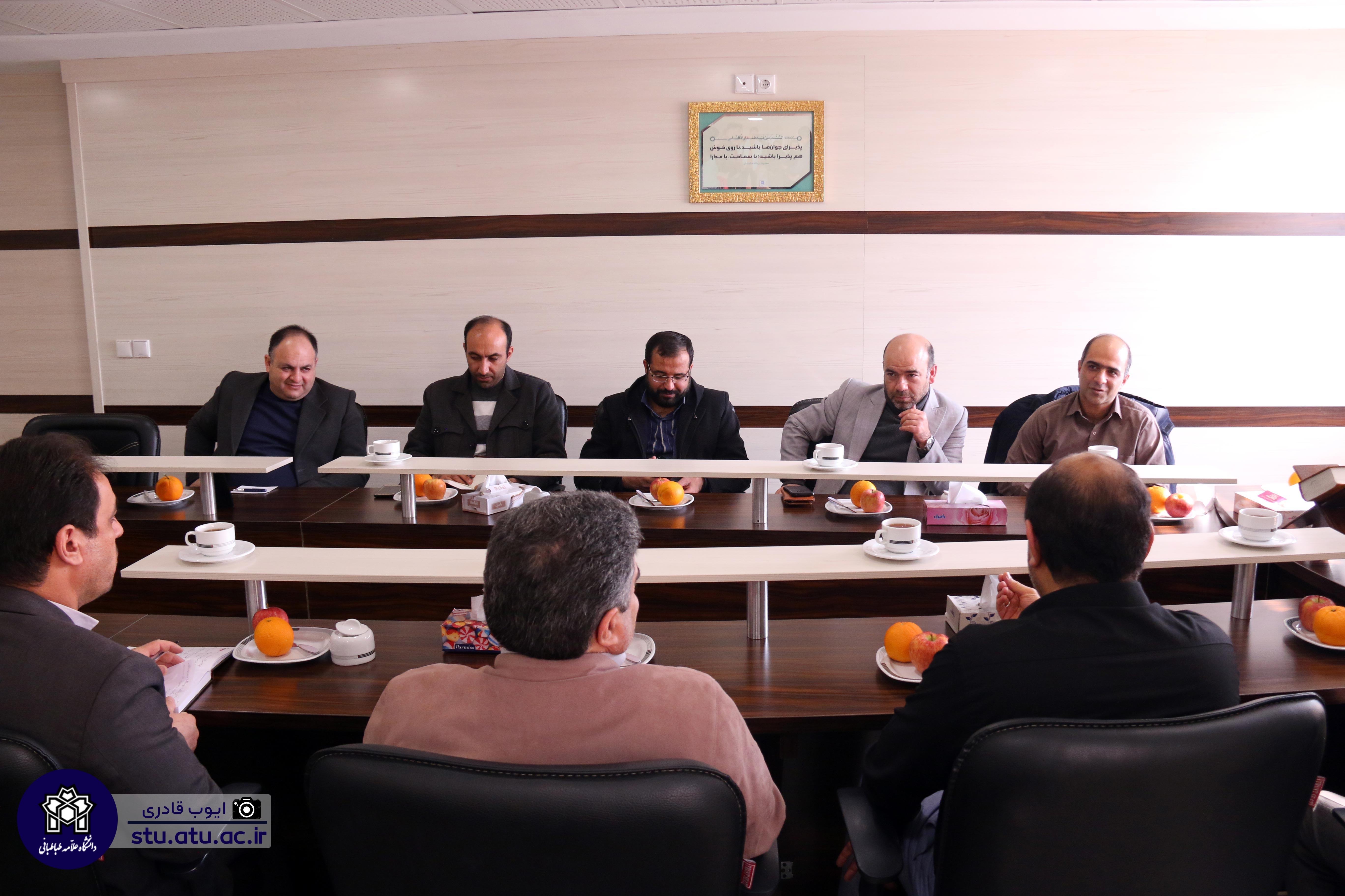 بازدید مسئولان دانشگاه صنعتی اصفهان از معاونت دانشجویی دانشگاه علامه طباطبائی