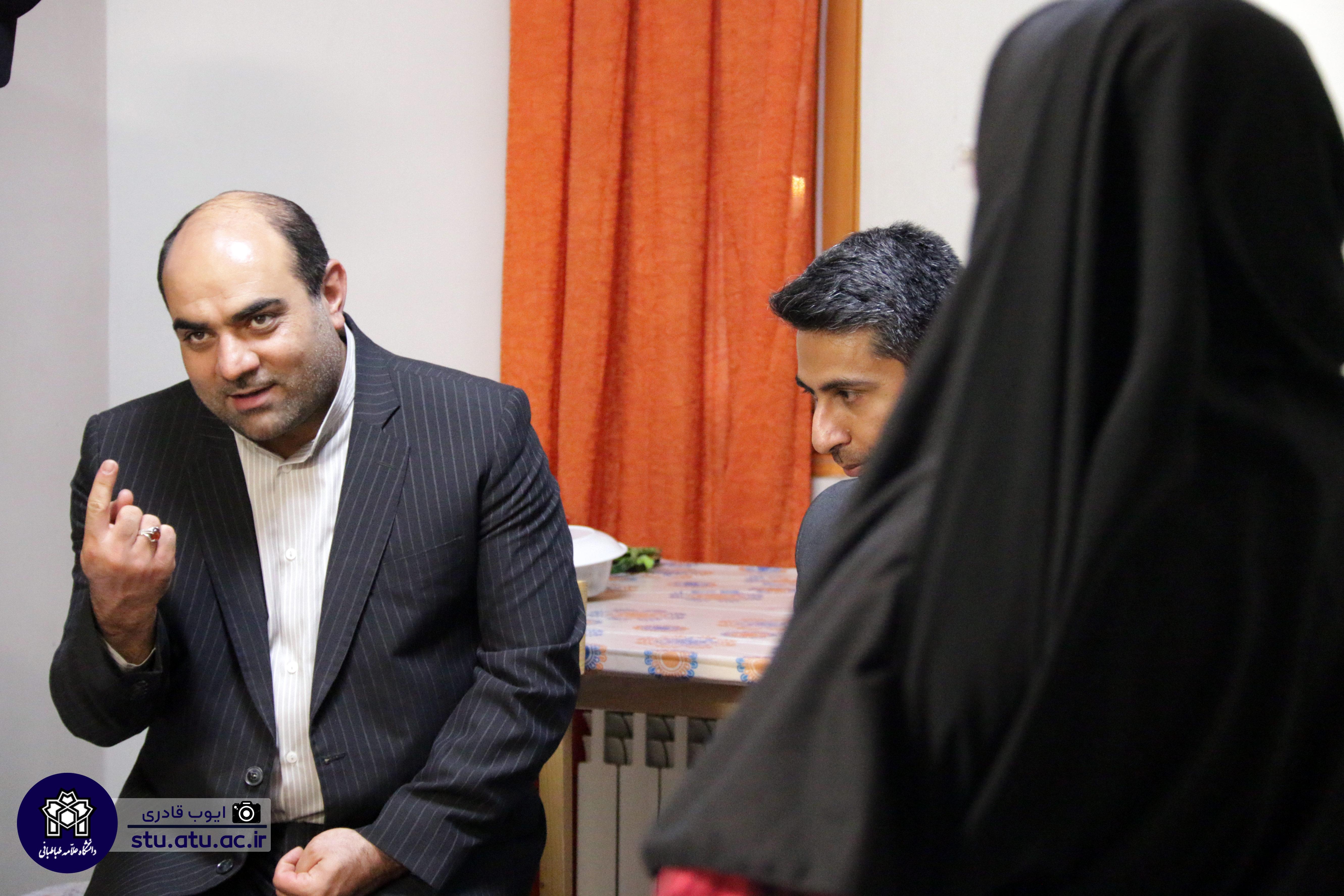 بازدید مسئولان معاونت دانشجویی از خوابگاه‌های دخترانه شهید آشتیانی و حضرت ولی‌عصر(عج)