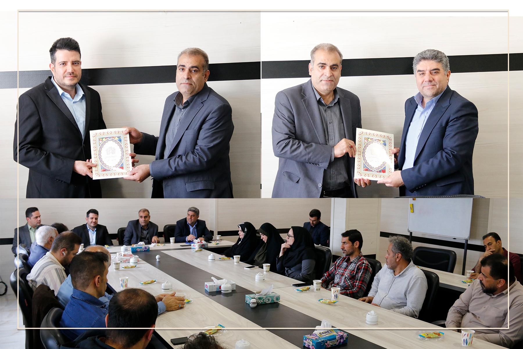 مراسم تودیع و معارفه رئیس اداره تغذیه دانشگاه علامه طباطبائی
