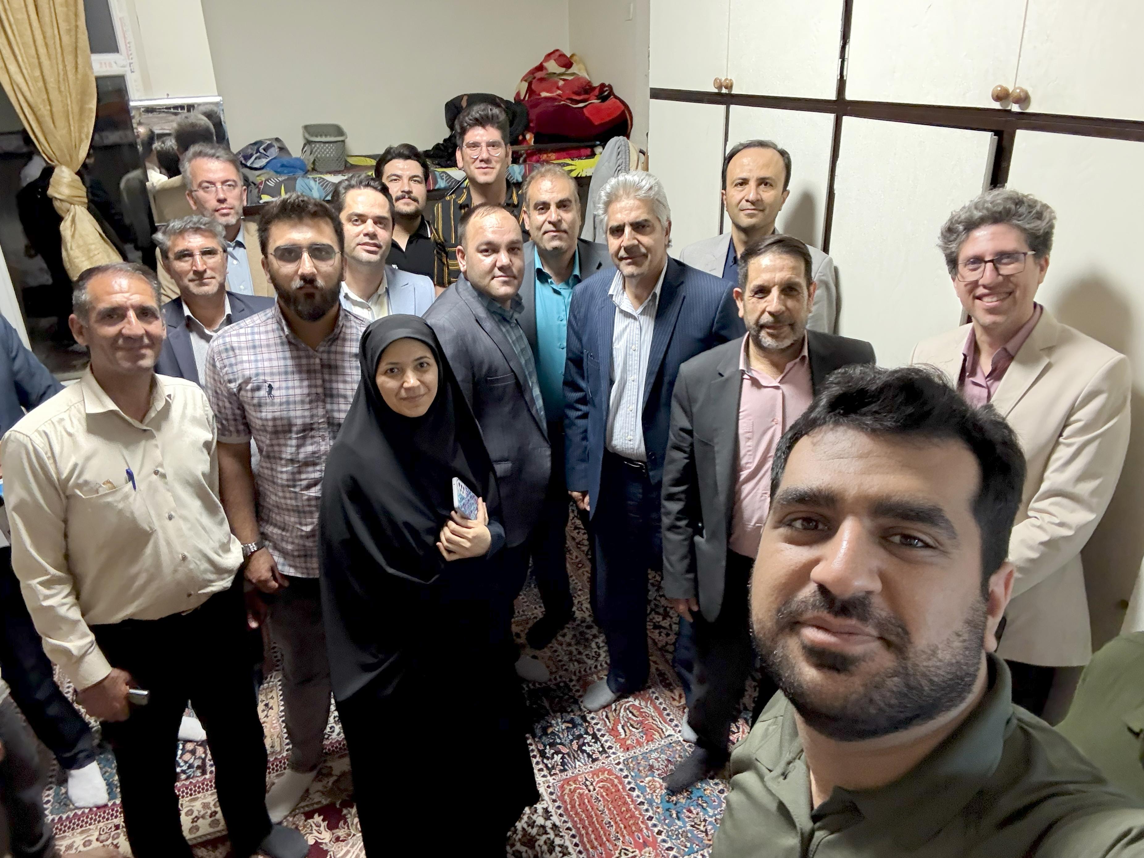 بازدید هیئت رئیسه دانشگاه علامه طباطبائی از خوابگاه پسرانه شهید همت به مناسبت هفته خوابگاه‌ها
